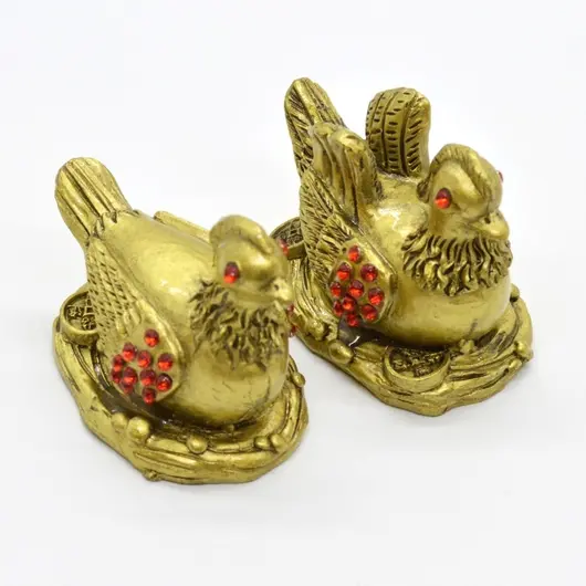 Statuete Feng Shui Rate Mandarine din rasina 5,7cm, model 5