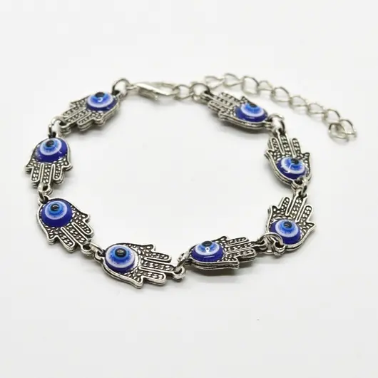 Bratara cu Ochiul lui Horus si Mana Fatimei (Hamsa), model 5