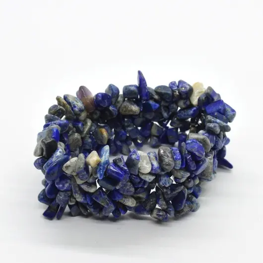 Bratara lapis lazuli chipsuri pe elastic