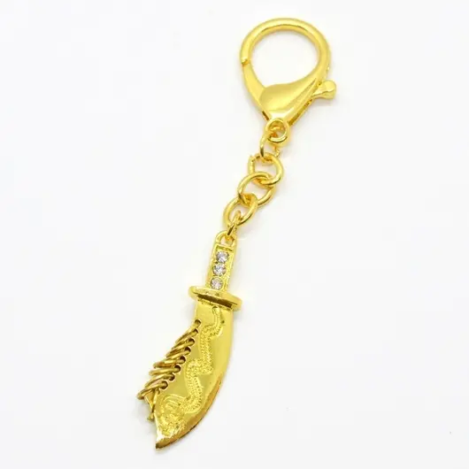 Breloc amuleta sabia dragon cu 9 inele
