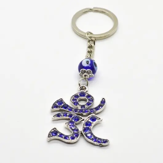 Breloc talisman cu Ochiul lui Horus si simbolul OM