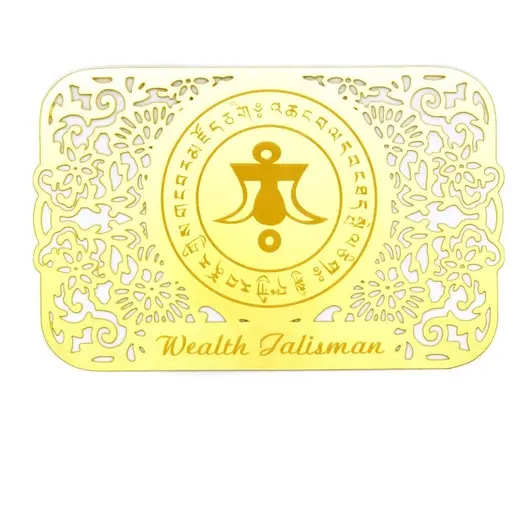 Card Feng Shui din metal - Talismanul bogatiei si prosperitatii