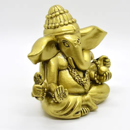 Statueta Feng Shui Ganesha din rasina 12,5cm, model 2