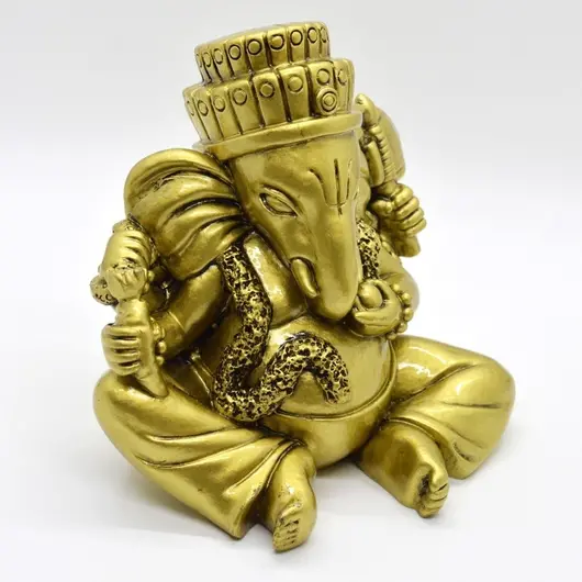 Statueta Feng Shui Ganesha din rasina 13cm, model 3