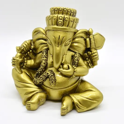 Statueta Feng Shui Ganesha din rasina 13cm, model 3