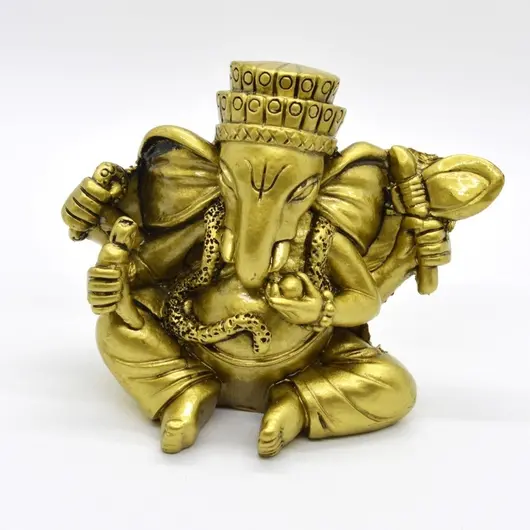 Statueta Feng Shui Ganesha din rasina 8,3cm, model 5