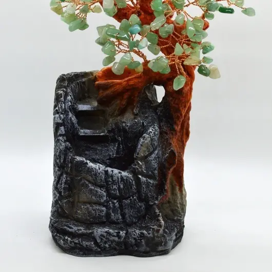 Fantana decorativa cu pietre semipretioase de aventurin 28cm