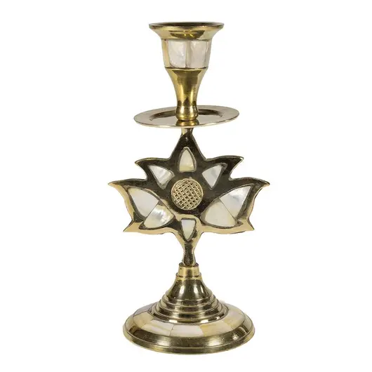 Sfesnic din alama si sidef 17cm - M6