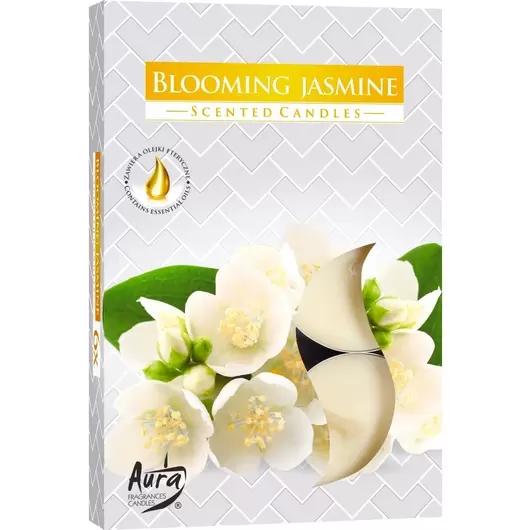 Set 6 pastile lumanari parfumate Bispol - Blooming Jasmine
