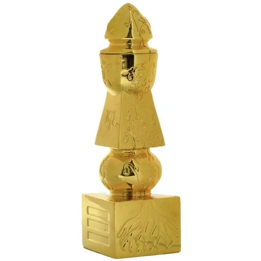 Statueta Feng Shui Pagoda celor 5 elemente cu pomul vietii - 15cm