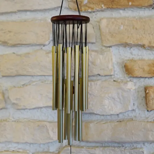 Clopotei de vant din metal cu 18 tuburi - 70cm