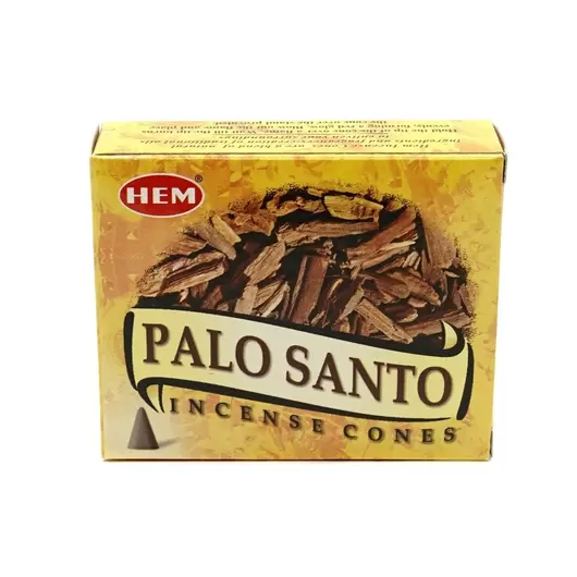 Conuri parfumate fumigatie HEM Palo Santo 10 buc, imagine 2