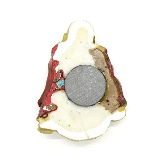 Magnet din rasina Buddha cu sac de bani 7cm