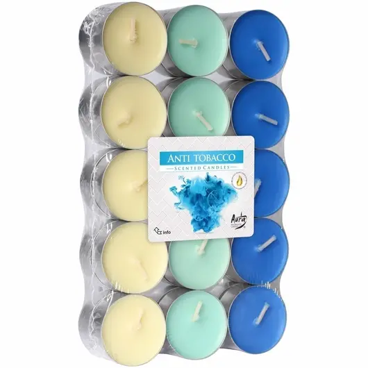 Set 30 pastile lumanari parfumate Bispol - Anti Tabacco