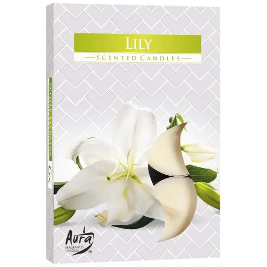Set 6 pastile lumanari parfumate Bispol - Lily