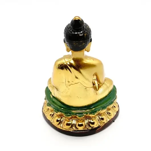 Statueta Feng Shui Buddha Medicine auriu 8,5cm