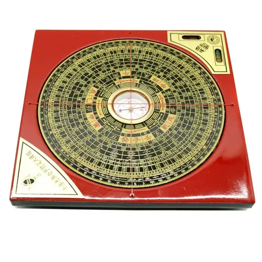 Busola geometrica Feng Shui Luo Pan mare 15cm - Premium