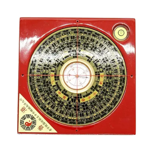 Busola geometrica Feng Shui Luo Pan mica 11cm - Premium