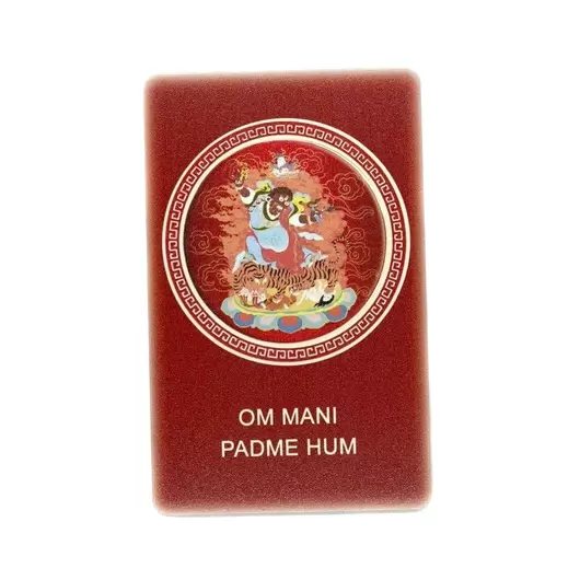 Card Feng Shui din plastic Amuleta Dorje Drolo si Scorpion