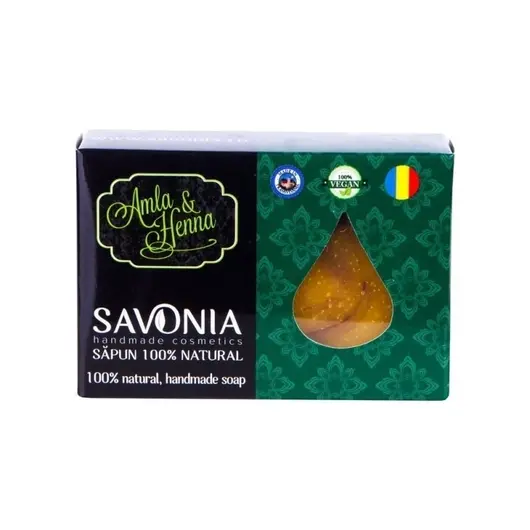 Sampon natural solid Savonia - Amla si Henna