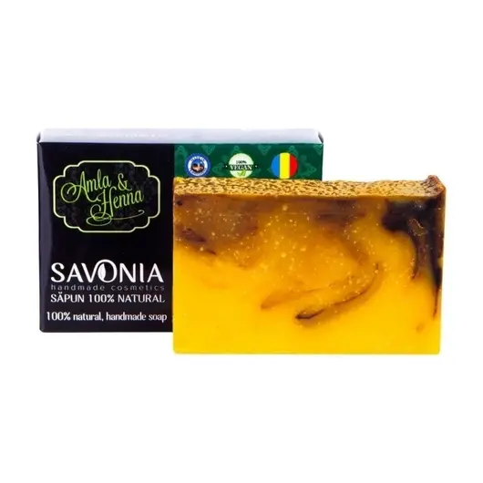 Sampon natural solid Savonia - Amla si Henna