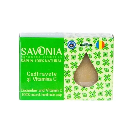 Sapun natural Savonia - Castravete si Vitamina C