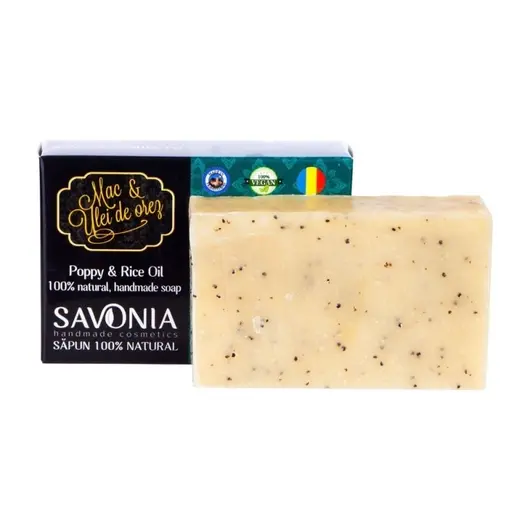 Sapun natural Savonia - Mac si Ulei de Orez