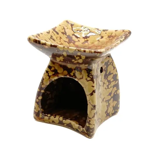 Vas aromaterapie din ceramica, cu simbol - model 3