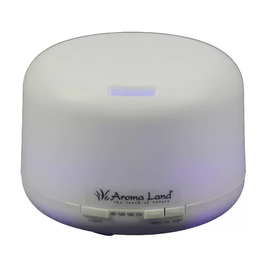 Difuzor ultrasonic Aroma Land A770+, 500 ml, functie de umidificator, aroma difuzor, purificator aer