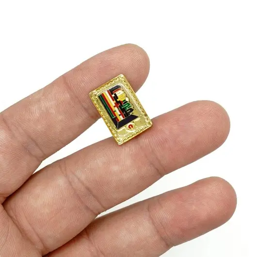Insigna Feng Shui Kalachakra dreptunghi 20mm