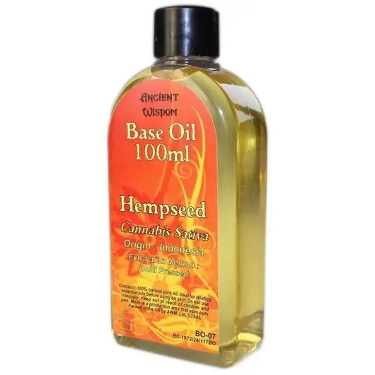 Ulei de baza 100% natural, pur, Seminte de canepa (Hempseed) 100ml