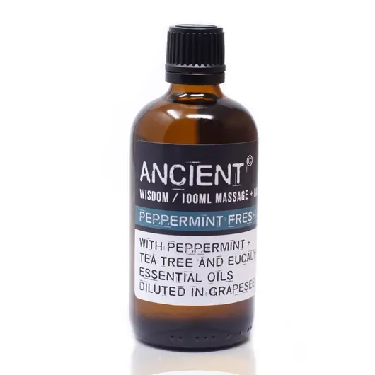 Ulei pentru masaj Ancient Wisdom, Peppermint Fresh 100ml