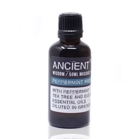 Ulei pentru masaj Ancient Wisdom, Peppermint Fresh 50ml