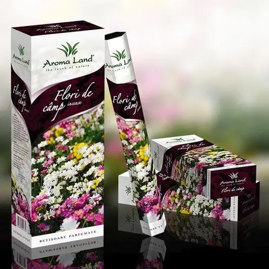 Betisoare parfumate Aroma Land Flori de camp 20 buc