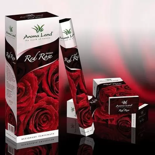 Betisoare parfumate Aroma Land Red Rose 20 buc