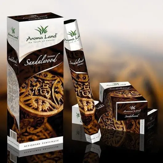 Betisoare parfumate Aroma Land Sandalwood 20 buc
