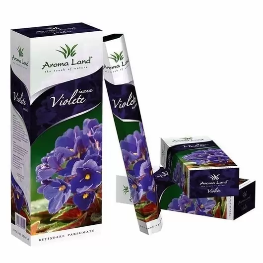 Betisoare parfumate Aroma Land Violete 20 buc