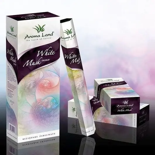 Betisoare parfumate Aroma Land White Musk 20 buc