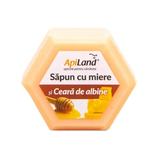 Sapun natural cu Miere si Ceara de Albine, ApiLand, 100g