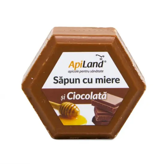 Sapun natural cu Miere si Ciocolata, ApiLand, 100g