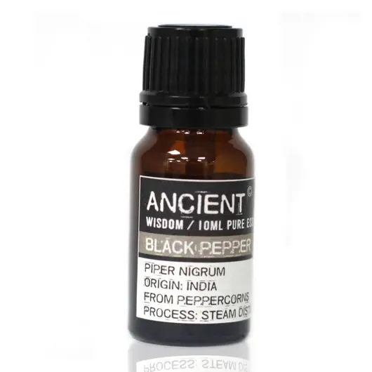Ulei esential natural pur Blackpepper (Piper negru), Ancient Wisdom 10ml