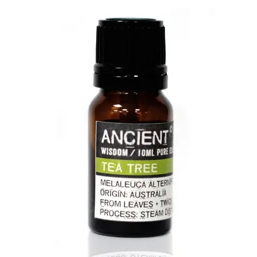 Ulei esential natural pur Tea Tree (Arbore de ceai), Ancient Wisdom 10ml