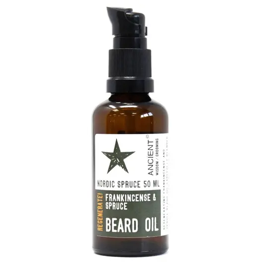 Ulei pentru barba Nordic Spruce - Regenerate (Regenerare), Ancient Wisdom 50ml