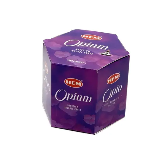 Conuri parfumate HEM Opium, backflow - 40 buc