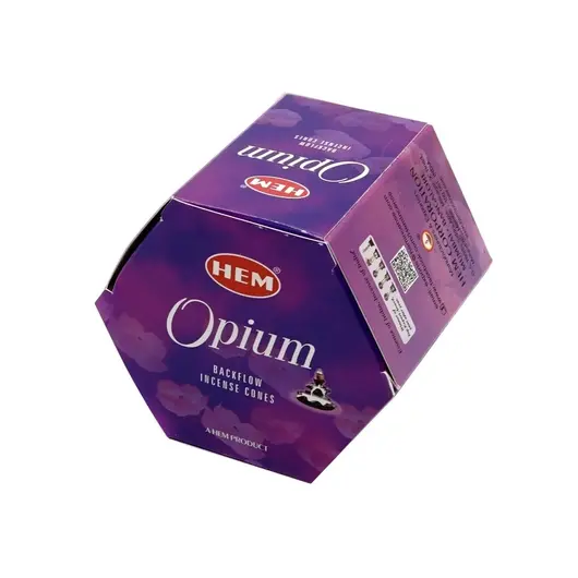 Conuri parfumate HEM Opium, backflow - 40 buc