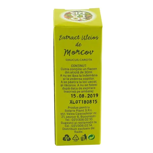 Extract uleios de Morcov, Solaris 30ml