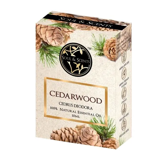 Ulei esential natural Cedru (Cedarwood), Soul and Scents 10ml