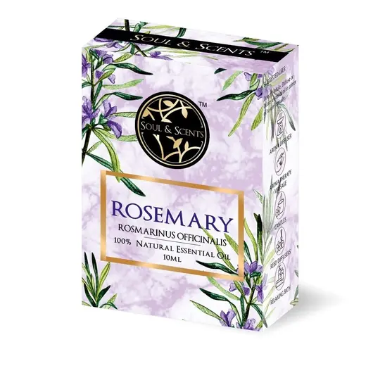 Ulei esential natural Rozmarin (Rosemary), Soul and Scents 10ml