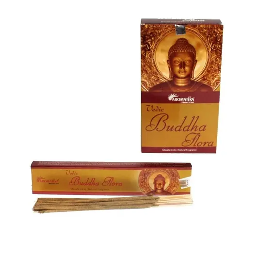 Betisoare parfumate Aromatika Vedic - Buddha Flora 15g