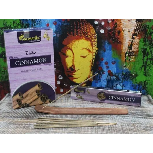 Betisoare parfumate Aromatika Vedic - Cinnamon 15g